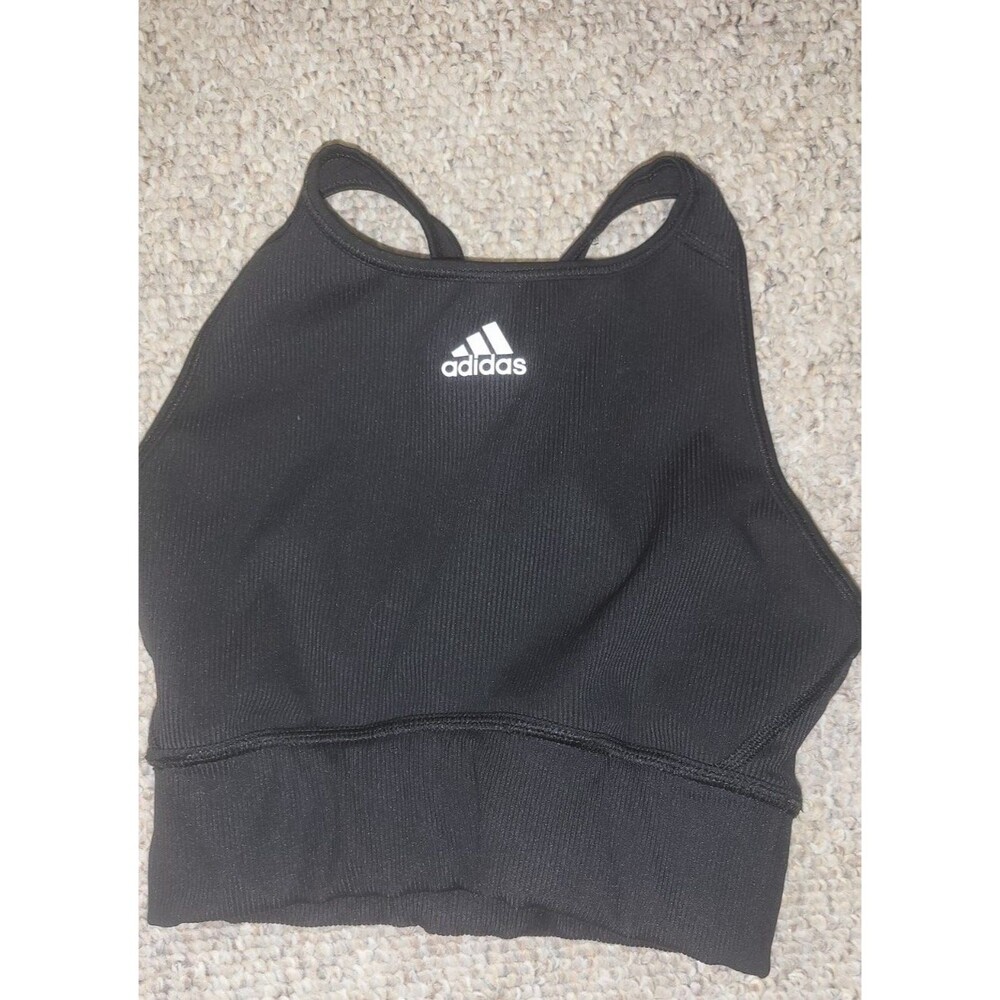 Adidas Racer Back Primegreen Sports Bra / Top Sz Small EUC  USA Seller